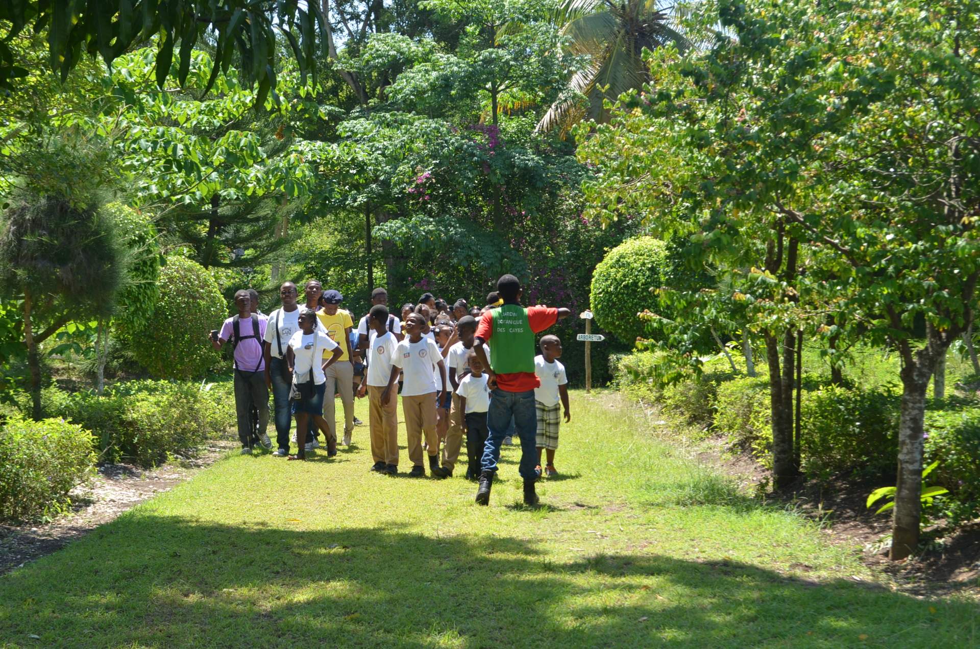 Guide accompagnant des enfants